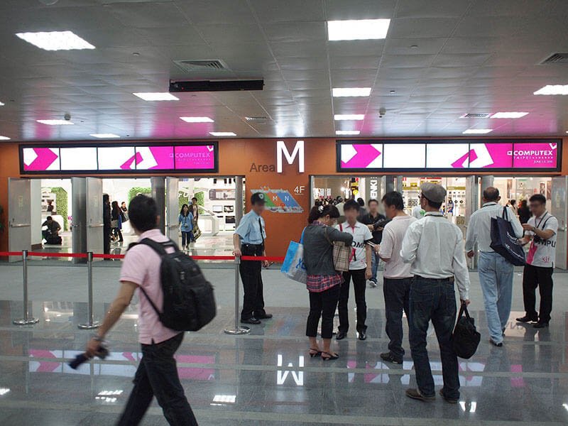 Convention Center Digital Sigange at Taipei World Trade Center Nangang Exhibition Hall, Taiwan