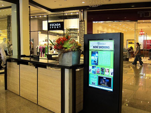 Entertainment Digital Signage at Ayala Malls Cinema, Philippines