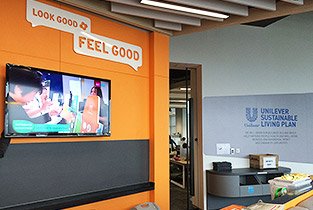 Corporate Digital Signage at Unilever, Thailand