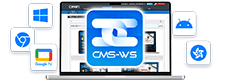 CAYIN CMS-WS The Best Cross-Platform Digital Signage Server, Transform your PC, tablets and smart TV into digital signage